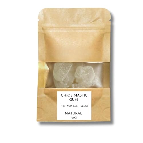 Greek Mastic Gum Chios Tears ??????? Greece (Pistacia Lentiscus) - Fresh & Premium Quality - Large Tears (20 Grams)