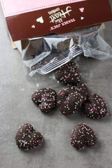 Valentine's Day Snack Gift Bundle: Trader Joe's Dark Chocolate Heart Cookies, Jelly Bean Hearts, Gummy X's & O's, and Belgian Chocolate Hearts!