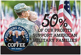 Founding Fathers Coffee Zero "Dark" Thirty Dark Roast 12 Ounce Ground Coffee
