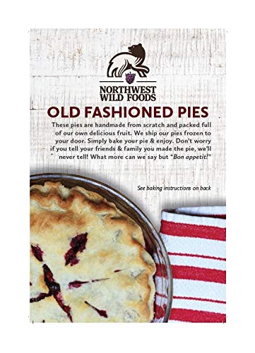 Northwest Wild Foods Bumbleberry Pie, Fresh Frozen in Reusable 9-Inch Deep Dish Pie Pan