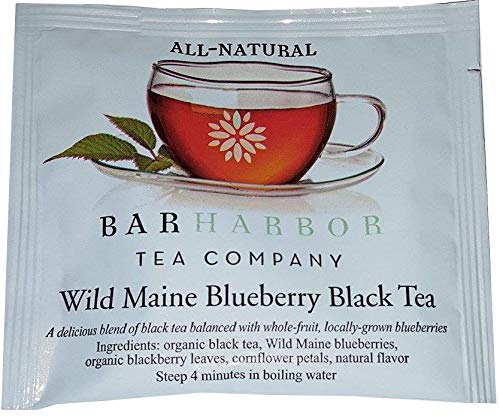 GETOHAN Wild Maine Blueberry Black Tea, Organic, 30 Count L