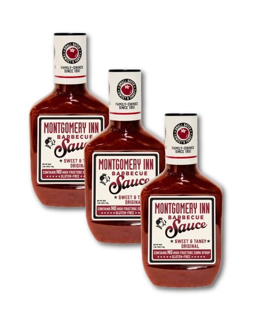 Montgomery Inn Barbecue Sauce (18oz) - 3 Pack | Sweet & Tangy Original