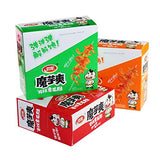 WeiLong Latiao, Damianjin Spicy Gluten, ????????Wei Long Konjac 20 Sachets / 360g Chinese Snack ,Chanmoyu,Moyushuang, Independent small package