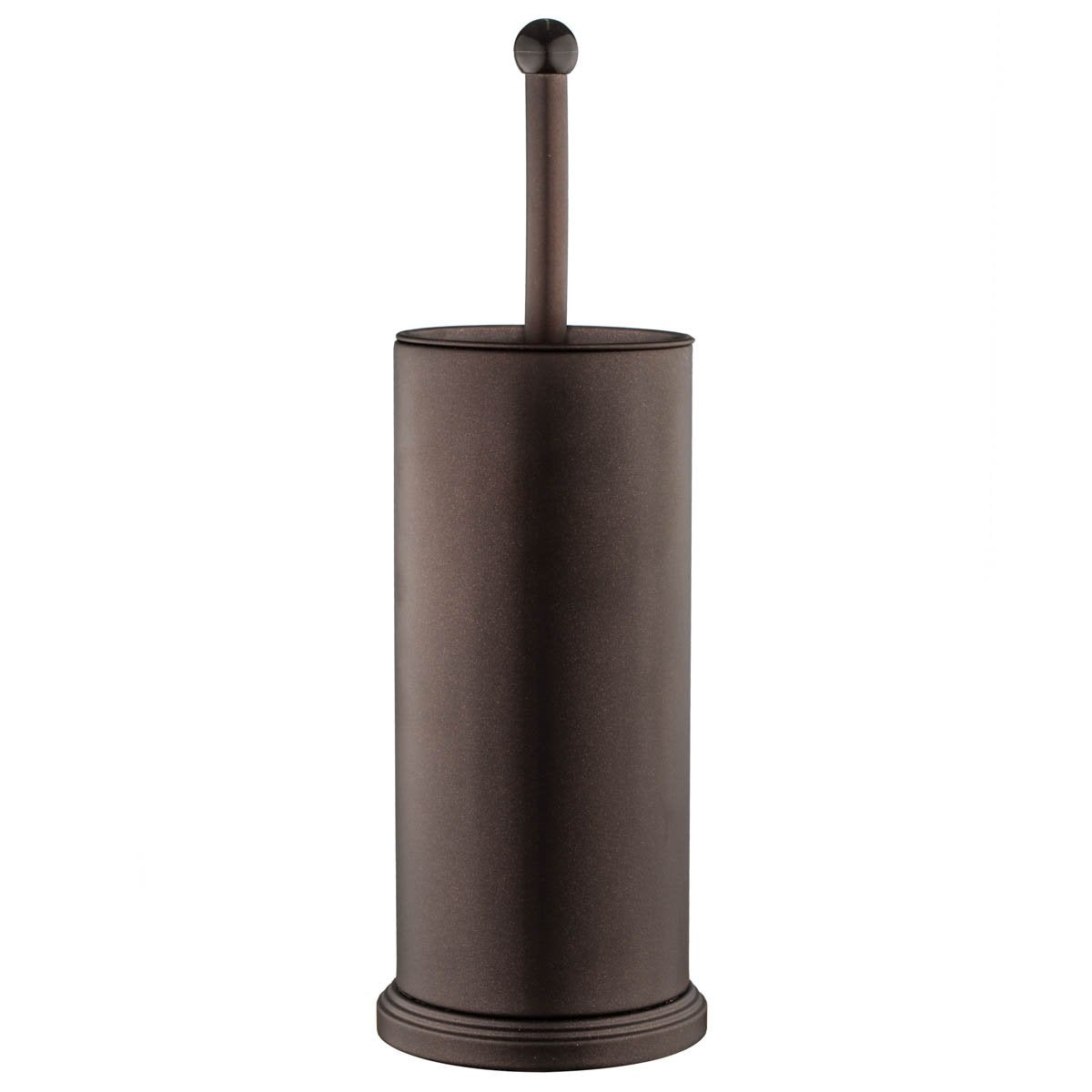 Heim-it Men's Start-It Toilet Cleaner Set, Bronze Toilet Brush for Large Bowl and Holder with Lid