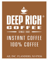 DEEP RICH Instant Coffee 1000-count Single Serve 1.4 gram packets
