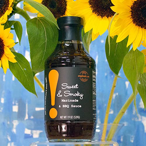 OMG!: Delicious Marinade & BBQ Sauce | As found in Pike Place Market | Perfect for marinating, glazing or using as a condiment, (Sweet and Smoky, 20