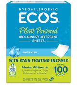 Ecos, Laundry Detergent Liquidless Free Clear 50 Count, 6.17 Ounce