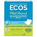 Ecos, Laundry Detergent Liquidless Free Clear 50 Count, 6.17 Ounce