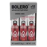 Bolero- Sugar Free Drink Mix Packets Strawberry Fruit Flavors | Powdered Flavored Water Packets | 36 Singles Sticks On The Go Packets