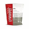 GymWipes Antibacterial Wipes by 2XL Corporation, Towelettes Bucket Refill - Clean, Deodorize & Kills Bacteria, Viruses & Fungi