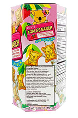 Lotte Koala's March Cookie with Strawberry Cream, 6.89 oz (Pack of 1)