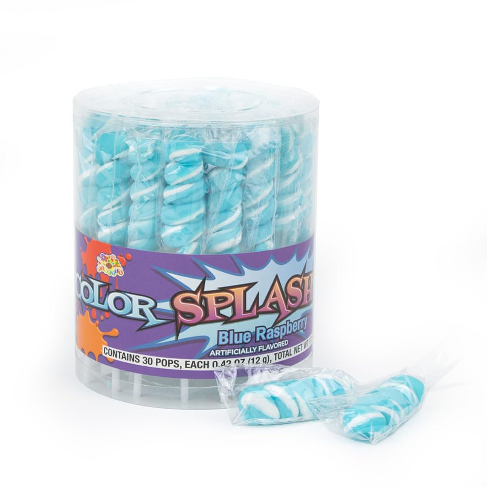 Light Blue Premium Bulk Candy Buffet - 12.8lb Assorted Mix Of Chocolates, Hard Candies, Gummy And Chewy Treats & More For Party Table Displays