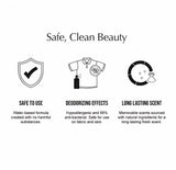 W.Dressroom No.50 Green Apple Living Clear Perfume, Body Mist & Fabric Spray Deodorizer, Alcohol-Free Water-Based, Odor Neutralizer for Clothes