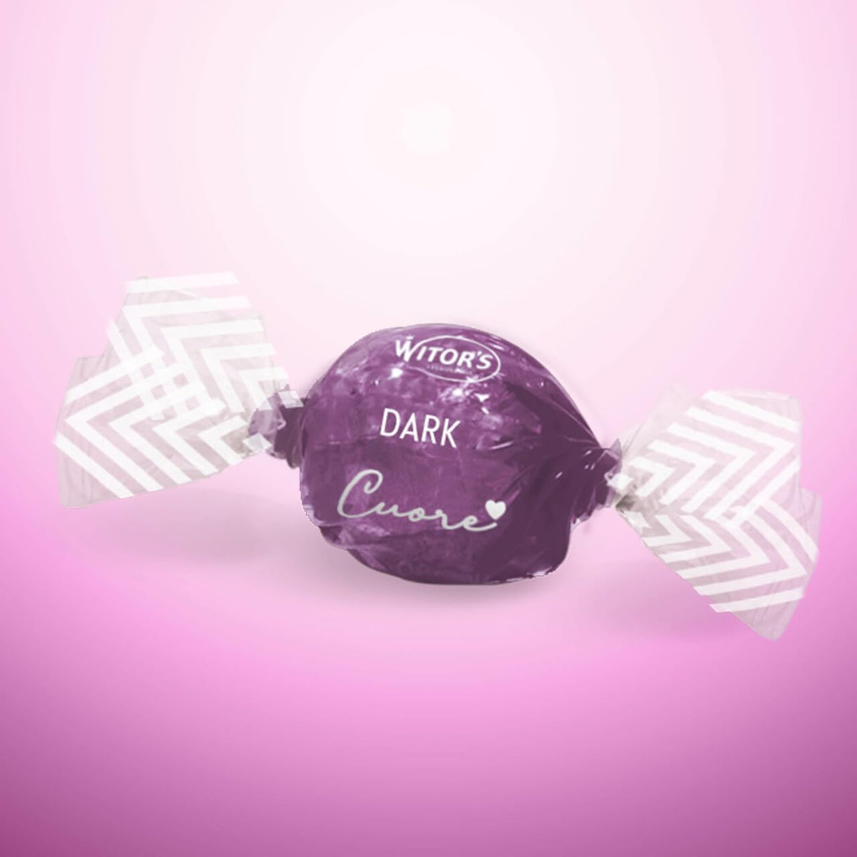 Witor's Cuore Chocolate Truffles, Italian Truffles, Dark Chocolate, 5.11oz