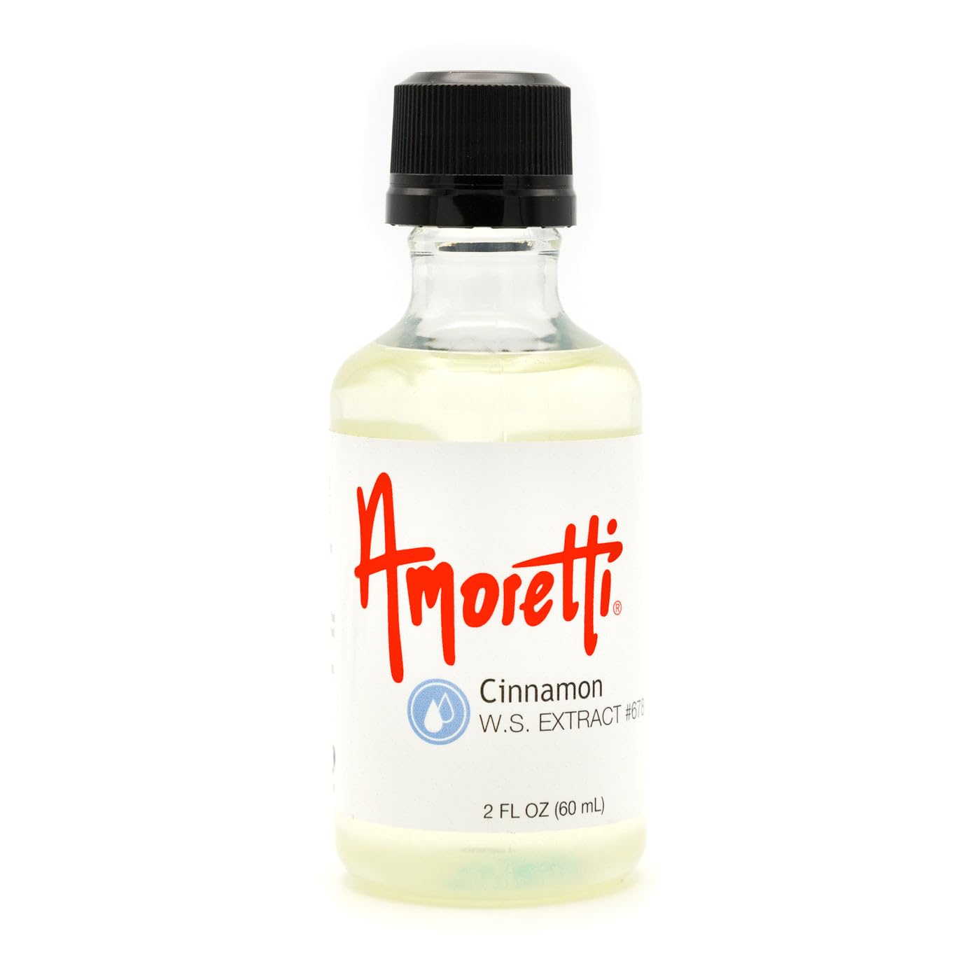 Amoretti - Cinnamon Extract Water Soluble 2 oz - Highly Concentrated & Perfect For Pastry, Savory, Brewing, and more, Preservative Free, Vegan, Kosher