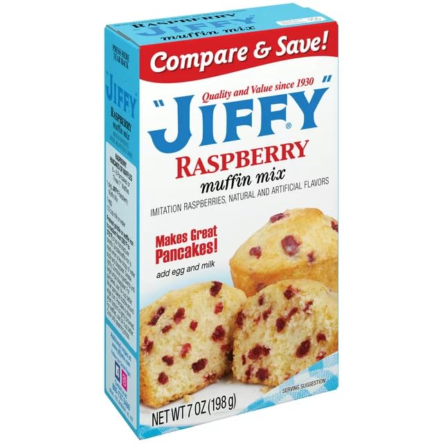Jiffy Muffin Mix, Raspberry (Pack of 2)