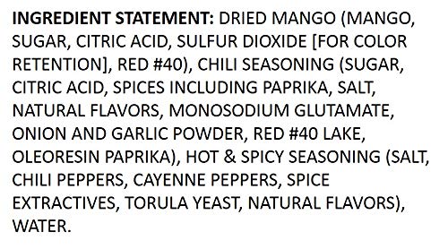 Snak Club Chili Mangos, 4.5 Ounce 6 Count (Pack of 1)