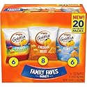 Goldfish Family Faves Crackers, Cheddar, Colors and Baby Crackers Snack Packs, 20-Ct Variety Pack