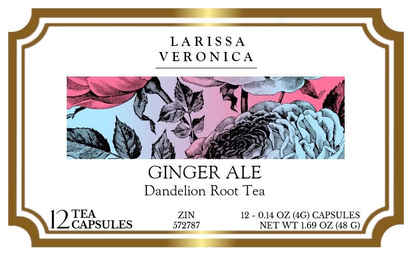 Ginger Ale Dandelion Root Tea (Single Serve K-Cup Pods) (12 pods, ZIN: 572787) - 2 Pack