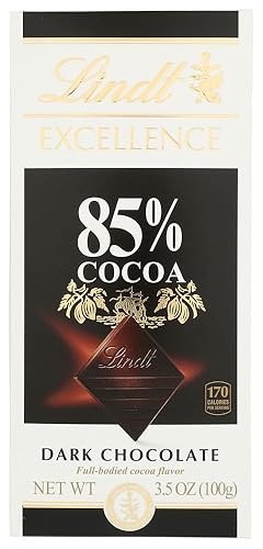 Lindt Excellence Extra Dark Chocolate 85% Cocoa, 3.5 Ounce (Pack of 1)