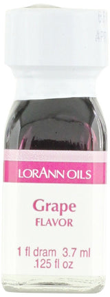 LorAnn Grape SS Flavor, 1 dram bottle (.0125 fl oz - 3.7ml - 1 teaspoon) - 12 Pack