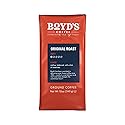 Boyd's Coffee- Original Roast Coffee - Ground Medium Roast - Blended from 100% Arabica - Rich & Full-Flavored - 12 Oz.