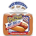 Ball Park White Hot Dog Buns, 8 count, (1.75 oz each), Kosher Hot Dog Buns, 14 oz Bag