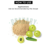 Natural Amla Powder by Granary Mart - Gourmet Spice - Tangy & Savory - Pure Indian Gooseberry Ground - Antioxidant-Rich - GMO/Gluten Free -Affordable
