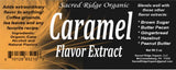 Caramel Flavor Extract Organic 2 oz - Water Soluble, Sugar Free Flavor Drops for Coffee, Tea, Baking, Ice Cream, Candy, Drinks, Natural Food Grade