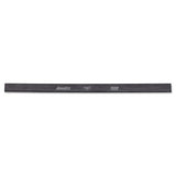 Unger RT35 ErgoTec Replacement Squeegee Blades, 14-Inch Wide, Black Rubber, Soft, 12/Pack