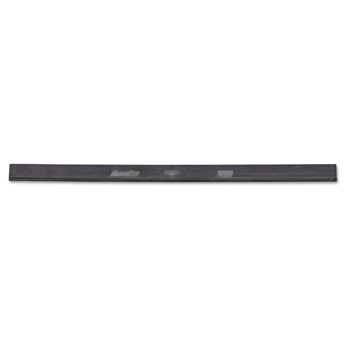 Unger RT35 ErgoTec Replacement Squeegee Blades, 14-Inch Wide, Black Rubber, Soft, 12/Pack