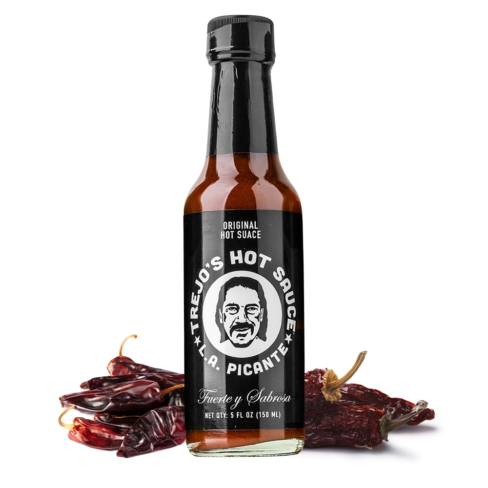Trejo's Tacos All-Natural Hot Sauce, (5 oz. Bottles) Medium Heat Made From a Blend of Peppers, Zero Calories, Non-GMO Original 1-Pack