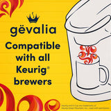 Gevalia Dark Royal Roast Dark Roast K?Cup Coffee Pods, Bold & Intense Dark Roast Single Serve Coffee 10 Count (Pack of 1)