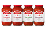 Mezzetta Family Recipes Sauce Combo (4 Pack) | Marinara 24.5 oz, Spicy Marinara 25 oz, Tomato Basil 25 oz, Roasted Garlic 25 oz