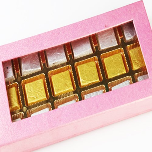 Valentine Gifts - Valentine Chocolates Ghasitaram Gifts - Pink Assorted Chocolate Box