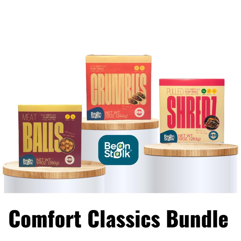 BeanStalk Brands Plant Based Bundle (Pack of 3, Comfort Classics)