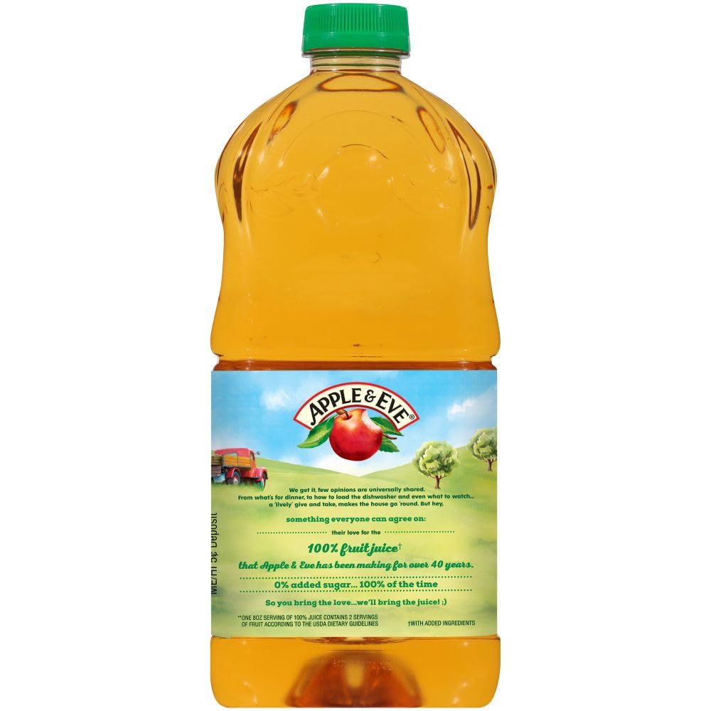 Apple & Eve, Apple Juice, 64 Fl Oz Bottle