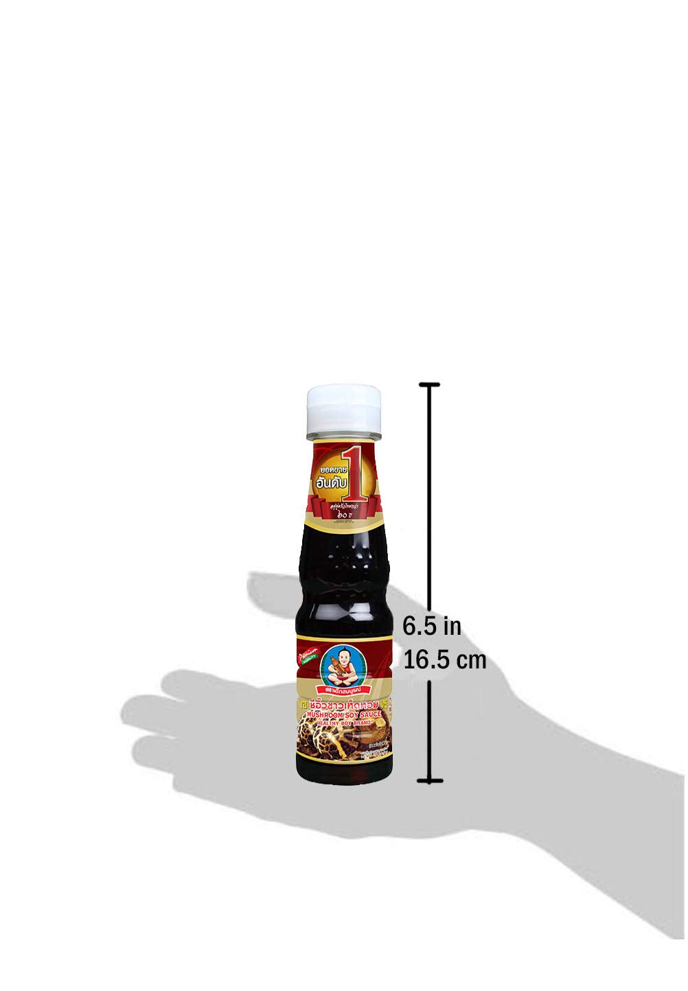 Healthy Boy Thai Mushroom Thin Soy Sauce, 5 Fl Oz, Product of Thailand (Pack of 3)