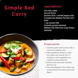 Mekhala Organic Thai Red Curry Paste. VEGAN. GLUTEN-FREE. NO ADDED SUGAR. Versatile. HOT (6x3.53oz)