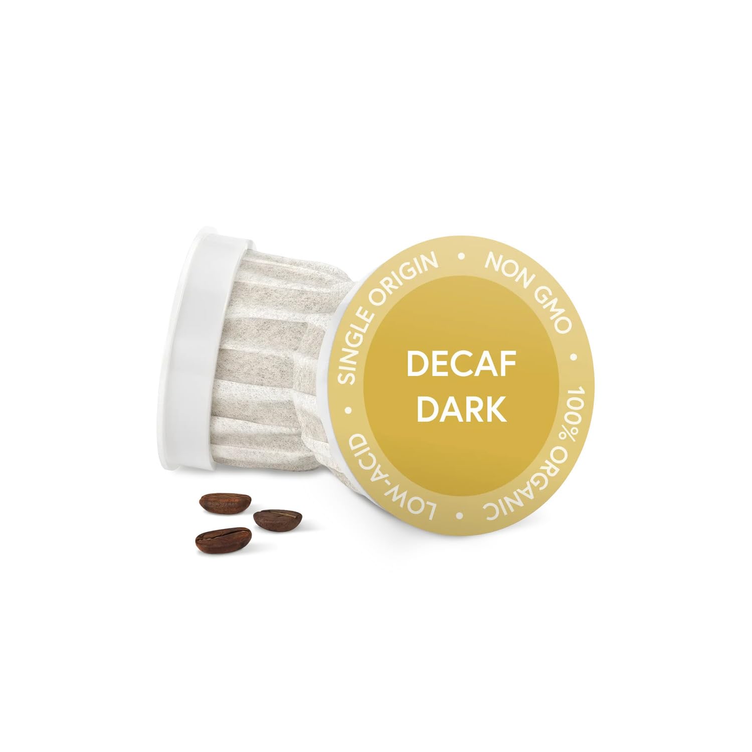 Fabula Coffee Pods Decaf Dark Roast - Low Acid - Single Origin - Mold Free - Non-GMO - Fair Trade - Kcup Compatible with Keurig & Keurig 2 Machines