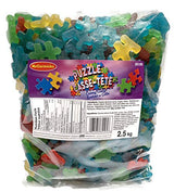 McCormicks Puzzle Piece Gummy Candies - 2.5kg/5.5 lb. Bag - Perfect for Puzzle Lovers! {Imported from Canada}