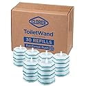 Clorox ToiletWand Toilet Cleaning Refills, Spring Cleaning Essential, Disinfecting Scrubbing Pads, Rainforest Rush, 30 Count