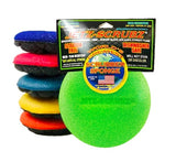 Jetz-Scrubz Fashion Rainbow Classic Round Kitchen Scrubber Sponges, Set of 6