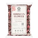 Dried Whole Hibiscus Flowers -5 oz, Flor de Jamaica, Sorrel Flower, Zobo Flower, Flor De Jamaica Secas, Non-GMO, Caffeine-Free. Perfect for Mexican