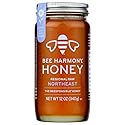 BEE HARMONY, HONEY, RAW, REGIONL N EAST, Pack of 6, Size 12 OZ - No Artificial Ingredients Kosher
