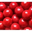 Large Red Gumballs - 2 Pounds x 1 inch - Approximately 120 Gumballs Per Bag