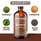 Herboganic Premium Soursop Living Bitters Featured with Cocktail Bitters for overall health and wellness |Pack of 2 |16 Oz Each