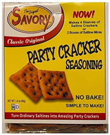 Savory Saltine Seasoning 2-Pack - 1 ORIGINAL, 1 TEXAS CHIPOTLE plus 2 Ex-Large Double Sealed Zip Top Bags