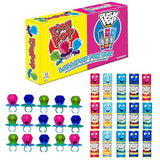 Bazooka Brands Candy Variety Pack, 30 Ct Bulk Individually Wrapped Hard Candy in Assorted Flavors from Push Pop and Ring Pop, Full Size, Fun Bulk
