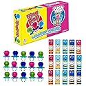 Bazooka Brands Candy Variety Pack, 30 Ct Bulk Individually Wrapped Hard Candy in Assorted Flavors from Push Pop and Ring Pop, Full Size, Fun Bulk